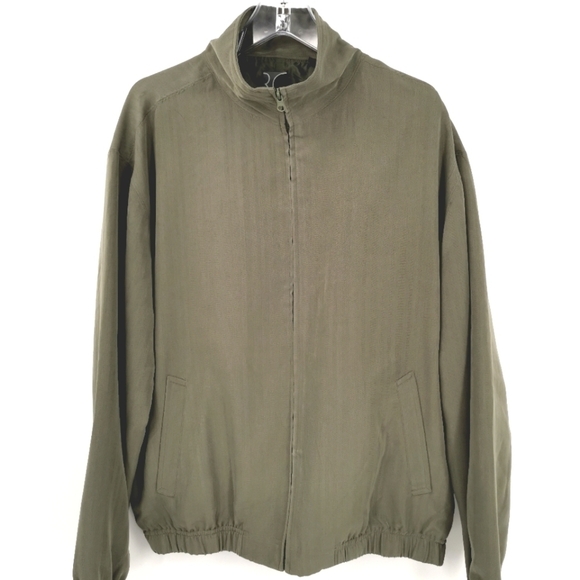 Chereskin Sport Vtg Top and Bottom Silk Green Set - Picture 2 of 10